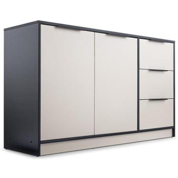 Komód Duarte 2d3s Kasmír / Fekete kép