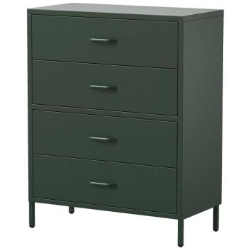 Komód Fém Carla Modern Bottle Green kép