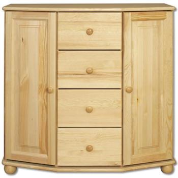 Komód Fenyő KD129 nyers kép