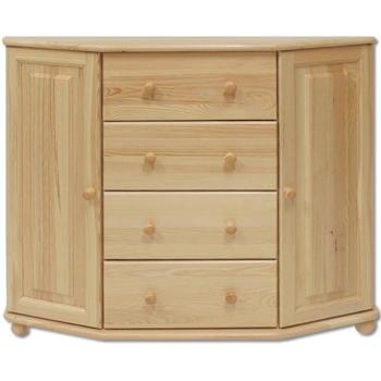 Komód Fenyő KD130 nyers kép