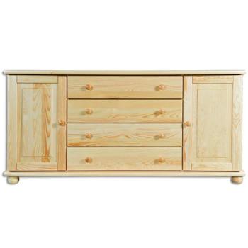 Komód Fenyő KD163 nyers kép