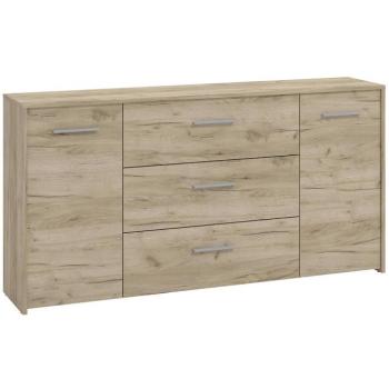 Komód Garona 3k3f Szürke tölgy 11012276 kép