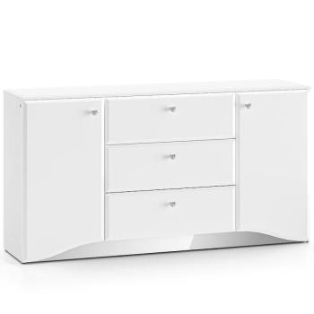 Komód Glamour 02 Fényes fehér kép