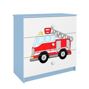 Komód gyermek számára Babydreams Kék– Tűzoltóosztag kép