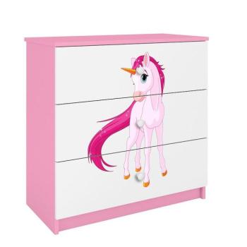 Komód gyermek számára Babydreams Rózsaszín – Egyszarvú kép