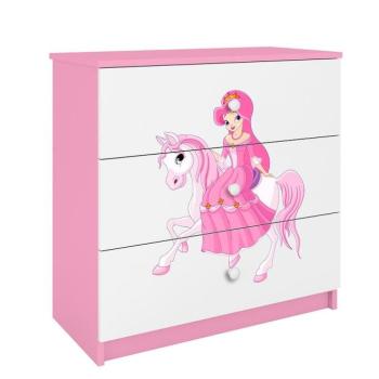 Komód gyermek számára Babydreams Rózsaszín – Hercegnő 1 kép