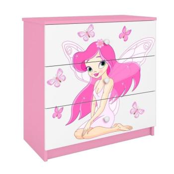 Komód gyermek számára Babydreams Rózsaszín – Tündér 1 kép
