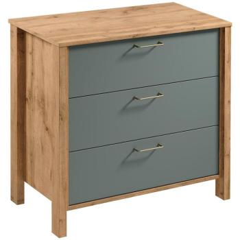 Komód Indygo K3S tölgy wotan-green kép