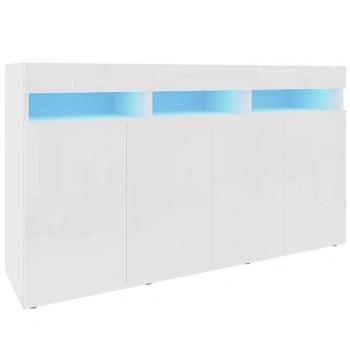 Komód Izumi 140 WH fehér mat/fényes kép