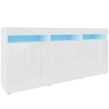 Komód Izumi 175 WH fehér mat/fényes kép