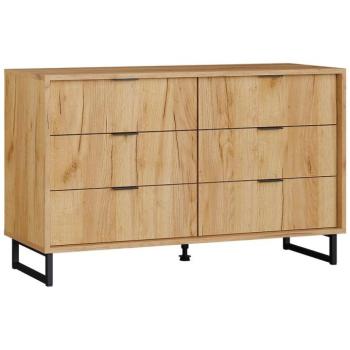 Komód Konor 120 6s D.Craft Aranysárga kép