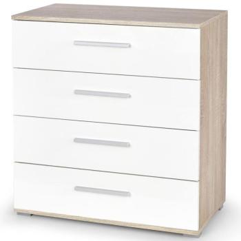 Komód Lima KM-3 sonoma/fehér kép