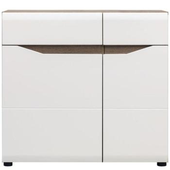 Komód Lionel Li02 Tölgy S./ Fehér kép