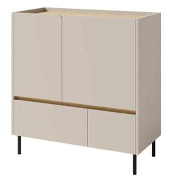 Komód  Luca LC9 2S2D bézs/tölgy kép