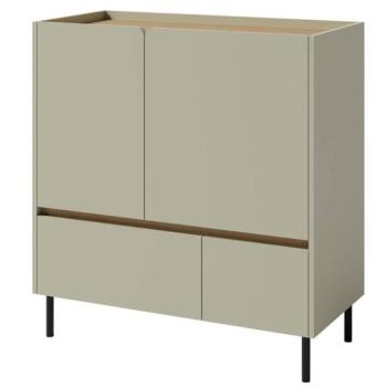 Komód Luca LC9 2S2D eukaliptusz/tölgy baltic kép