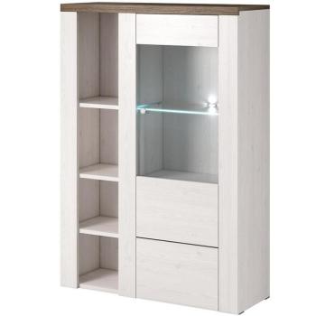 Komód magas Larona 1D sonoma trüffel 44 kép