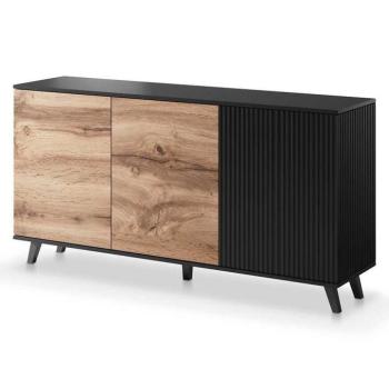 Komód Mandom km  wotan/fekete kép