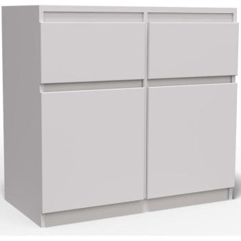 Komód Merg 2S2F fehér kép