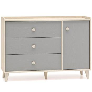 Komód Mevel 05 Sivatagi Homok/Szürke Pallad kép