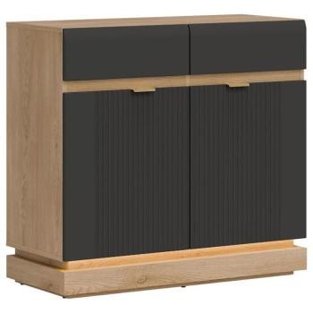 Komód Milton ML02 tölgy crem torro antracit kép