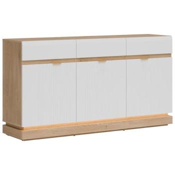 Komód Milton ML03 tölgy crem torro fehér kép