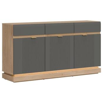 Komód Milton ML03 tölgy crem torro szürke kép