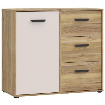 Komód Mokkaro Mokk221l-M802 Homok/tölgy Mauvella kép