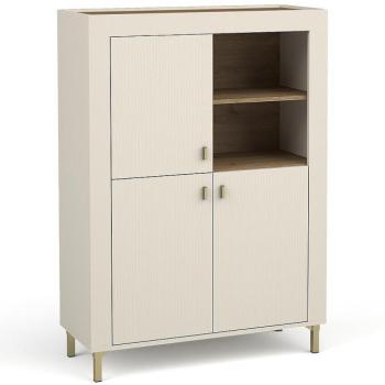 Komód Mossa M05 3D tölgy whisky/cashmere kép