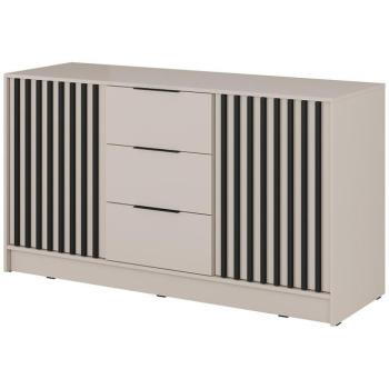 Komód Nelly 3D Kasmír/fekete pop kép