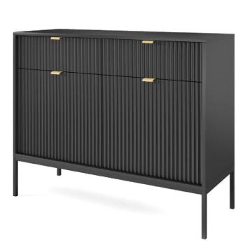 Komód Nova Ksz104 fekete kép