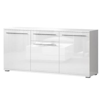 Komód Piano K180-3K1F/PN-70/KA/70 crystal white kép