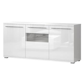 Komód Piano K180-3KS/PN-70/KA/70 crystal white kép