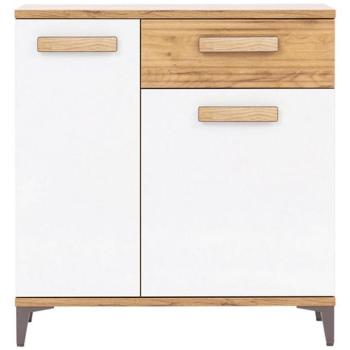 Komód Snobi Sb02 Tölgy Craft/Alpesi Fehér kép