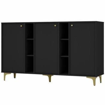 Komód Tokyo 1  3D fekete grafit 823 kép