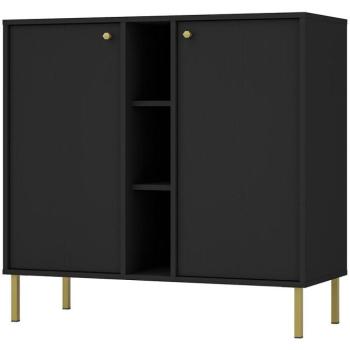 Komód Tokyo 2  2D fekete grafit 822 kép