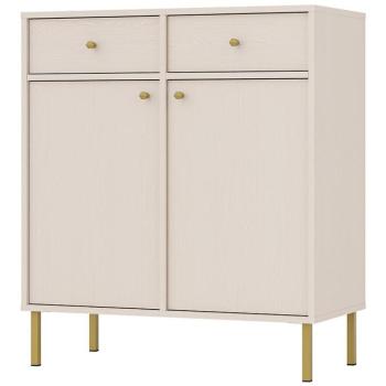 Komód Tokyo 2  2F 2S bézs homok 826 kép