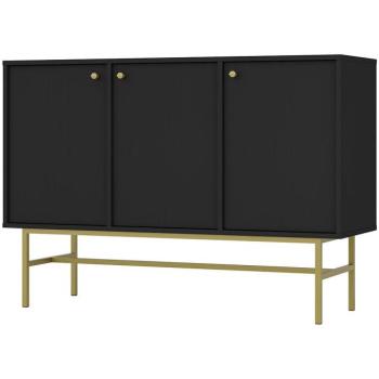 Komód Tokyo 3  3F fekete grafit 813 kép