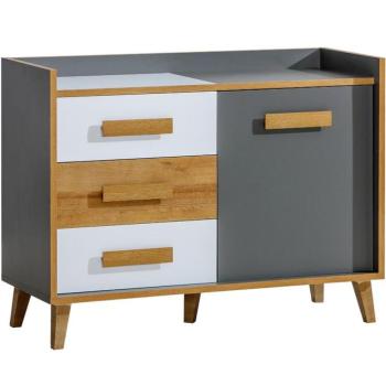 Komód W6 Werso Riviera/Fehér/Antracit kép