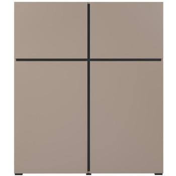 Komód Wysoka Cross 4d Congo/Fekete kép