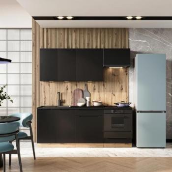 Konyhabútor Isabel 200 fekete/artisan kép