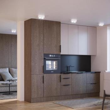 Konyhabútor Luxeo 260 Baltic Storm/Beige Set 3 kép