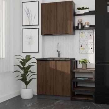 Konyhabútor Monza Dió Okapi 80cm Munkalap nélkül kép