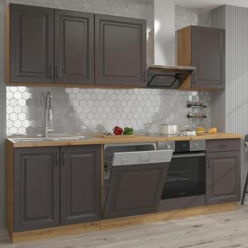 Konyhabútor Stilo 250 grafit mat/artisan kép