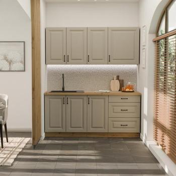 Konyhabútor Stilo Claygrey/Artisan 180cm  konyhai munkalap nélkül kép