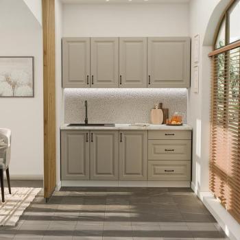 Konyhabútor Stilo Claygrey/Fehér 180cm  konyhai munkalap nélkül kép