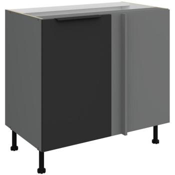 Konyhaszekrény Aria-Bl/Ant Anti Fingerprint 105 Nd 1f Bb kép