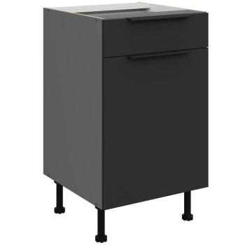 Konyhaszekrény Aria-Bl/Ant Anti Fingerprint 50d 1f 1s Bb kép