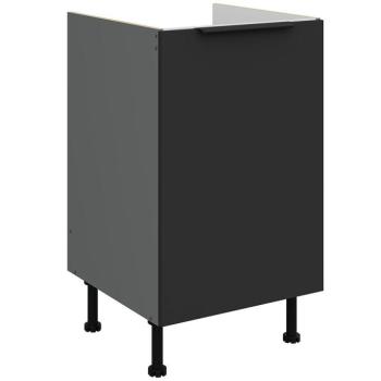 Konyhaszekrény Aria-Bl/Ant Anti Fingerprint 50zl 1f Bb kép