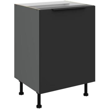 Konyhaszekrény Aria-Bl/Ant Anti Fingerprint 60d 1f Bb kép