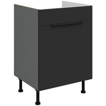 Konyhaszekrény Aria-Bl/Ant Anti Fingerprint 60zl 1s Bb kép